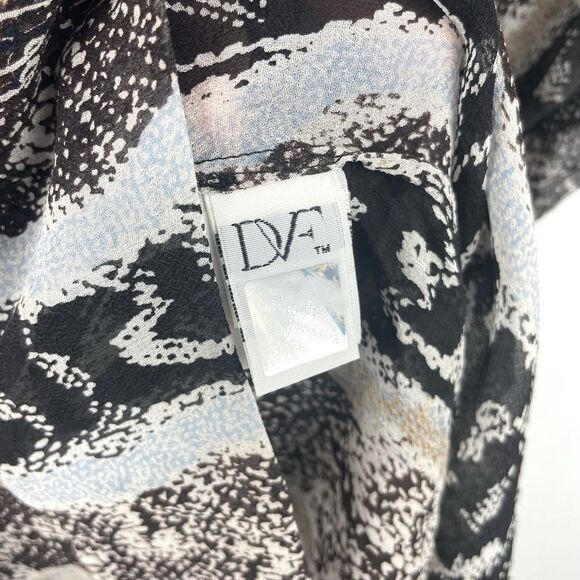 * Diane Von Furstenberg 100% Silk Lima Snake Kaftan Tunic Size P (Small) - Picture 5 of 6